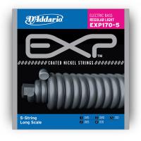 Photo D'ADDARIO EXP170-5 COATED NICKEL WOUND 5-ST BASS LIGHT 45/130