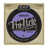 Photo D'ADDARIO EXP44 COATED EXTRA-HARD TENSION SILVER/NYLON
