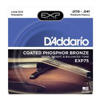 Photo D'ADDARIO EXP75 COATED PHOSPHOR BRONZE MANDOLIN MEDIUM/HEAVY 11.5/41