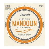 D'ADDARIO EFW74 FLAT WOUND MANDOLIN MEDIUM 11/36