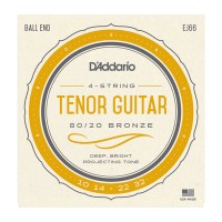 D'ADDARIO EJ66 TENOR GUITAR 80/20 BRONZE