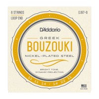 Photo D'ADDARIO EJ97-6 GREEK BOUZOUKI 6-ST NICKEL WOUND