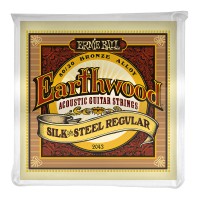 ERNIE BALL ACOUSTIC EARTHWOOD 80/20 BRONZE SILK & STEEL