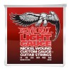 Photo ERNIE BALL ELECTRIC 2208 NICKEL WOUND CUSTOM GAUGE LIGHT 11/52