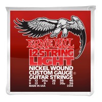 ERNIE BALL ELECTRIC NICKEL WOUND CUSTOM GAUGE 12 CORDES
