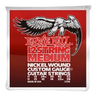 Photo ERNIE BALL ELECTRIC 2236 NICKEL WOUND CUSTOM GAUGE MEDIUM 12-ST 11-11/52-28