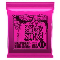 ERNIE BALL ELECTRIC SLINKY NICKEL WOUND 7 CORDES