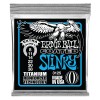 Photo ERNIE BALL ELECTRIC 3125 COATED TITANIUM EXTRA SLINKY 8/38