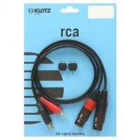 KLOTZ AT-CF0300 TWIN PRO STRO 2 XLR F./2 RCA - 3M