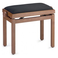 STAGG PB39 CHM VBK - BANQUETTE PIANO MERISIER MAT + VELOUR NOIR