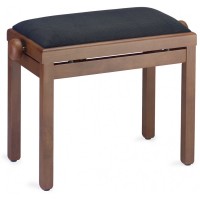 STAGG PB39 WNLM VBK - BANQUETTE PIANO NOYER CLAIR MAT + VELOUR NOIR