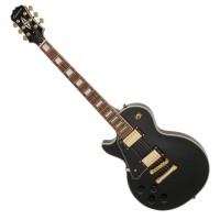 Photo EPIPHONE LES PAUL CUSTOM PRO EBONY LEFT HANDED