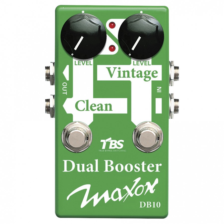 ギター Maxon DB10 Dual Booster Maxon DB-10 Dual Booster - Pédales d'effet guitare