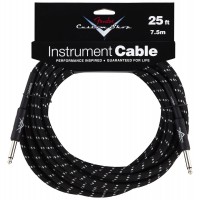 Photo FENDER CABLE CUSTOM SHOP PERFORMANCE TWEED BLACK JACK/JACK - 8M