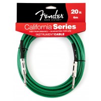 Photo FENDER CABLE CALIFORNIA SURF GREEN JACK/JACK - 6M