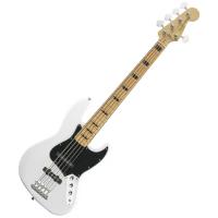 Photo SQUIER VINTAGE MODIFIED JAZZ BASS V OLYMPIC WHITE