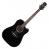 Photo TAKAMINE GD30CE-BLK ELECTRO CUTAWAY BLACK