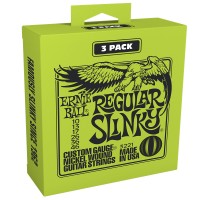 ERNIE BALL ELECTRIC SLINKY NICKEL WOUND (PACK DE 3 JEUX)