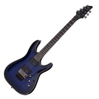 Photo SCHECTER BLACKJACK SLS C-1 FR A SEE THRU BLUE BURST