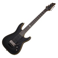 Photo SCHECTER BLACKJACK ATX C-7 FR AGED BLACK SATIN