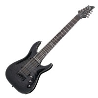 SCHECTER HELLRAISER HYBRID C-8 TRANS BLACK BURST