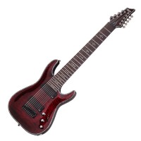 SCHECTER HELLRAISER C-9 BLACK CHERRY