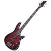 Photo SCHECTER HELLRAISER EXTREME-4 CRIMSON RED BURST SATIN