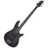 Photo Schecter Hellraiser Extreme-4 See Thru Black Satin