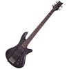 Photo SCHECTER STILETTO STUDIO-5 SEE THRU BLACK SATIN