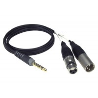 Photo KLOTZ AY10-0300 CABLE INSERT JACK SYM/ 2 XLR MALE/FEMELLE - 3M