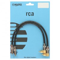 KLOTZ ALPA CABLE 2 RCA/2 RCA COUDE