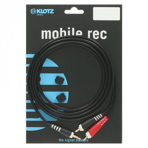 KLOTZ AY7-0600 CABLE MINI-JACK/2 RCA - 6M - Câbles d'insert / Bretelles