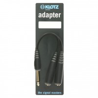 KLOTZ AYU-2 ADAPTATEUR JACK/2 JACK FEMELLE