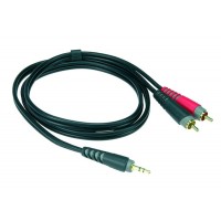 Photo KLOTZ AY7-0300 CABLE MINI-JACK STÉRÉO/2 RCA - 3M