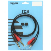 KLOTZ AT-CJ CABLE TWIN PRO 2 RCA /2 JACK