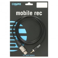 KLOTZ AU-MF0300 CABLE XLR FEMELLE/FICHE MINI JACK - 3M