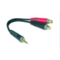 Photo KLOTZ AYS-4 ADAPTATEUR MINI JACK/2 RCA FEMELLE