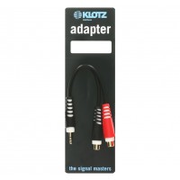 KLOTZ AYS-4 ADAPTATEUR MINI JACK/2 RCA FEMELLE