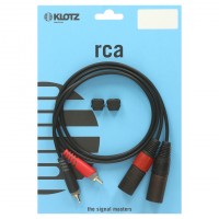 KLOTZ AT-CM0300 TWINCABLE 2 RCA/2 XLR M. - 3M