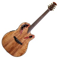 Photo OVATION CE44P-FKOA CELEBRITY ELITE PLUS FIGURED KOA