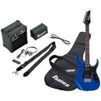 Photo IBANEZ IJRG200-BL JUMPSTART - PACK GUITARE ELECTRIQUE BLUE