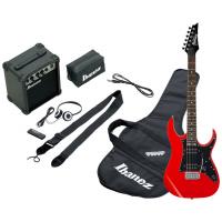 Photo IBANEZ IJRG200-RD JUMPSTART - PACK GUITARE ELECTRIQUE RED