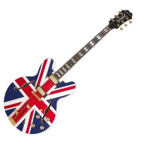 Photo EPIPHONE LIMITED EDITION "UNION JACK" SHERATON OUTFIT