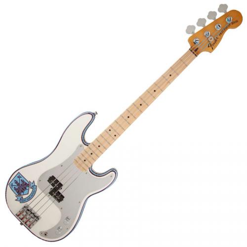 FENDER PRECISION BASS STEVE HARRIS OLYMPIC WHITE