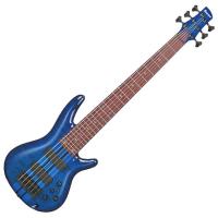 Photo IBANEZ ANB1006 - ADAM NITTI 6 CORDES TRANSPARENT BLUE