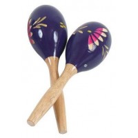 FUZEAU MARACAS VIOLETTES 20 CM SOUS BLISTER