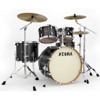 Photo TAMA VD52KRS-BCB - SILVERSTAR 5PC BRUSHED CHARCOAL BLACK