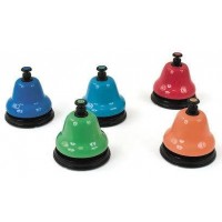 Photo FUZEAU JEU DE 5 CLOCHES ACCORDEES DE BUREAU ALTERATIONS