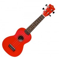 FUZEAU UKULELE OCTOPUS AVEC HOUSSE - ROUGE