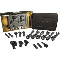 SHURE PGADRUMKIT6 MALETTE 6 MICROS BATTERIE